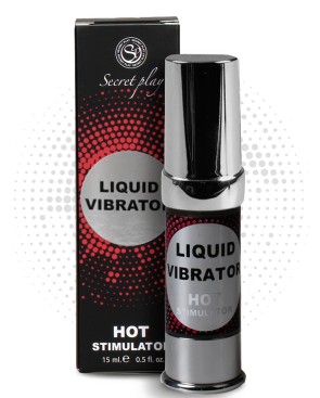 Liquide vibrant effet chauffant arôme fraise à la crème unisexe 15ml 