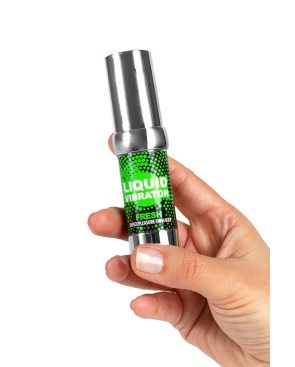 Liquide vibrant effet frais à la menthe unisexe 15ml 