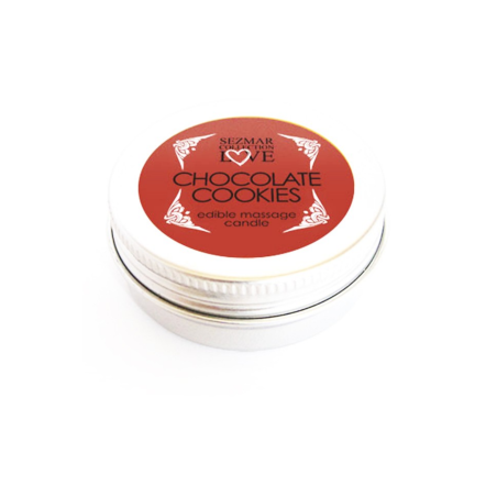Mini Bougie de massage Chocolat Cookie 30ml 100% naturelle 