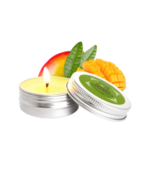 Mini Bougie de massage Mangue 30ml 100% naturelle
