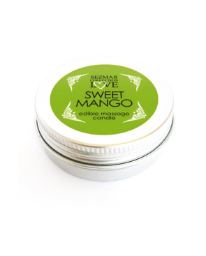 Mini Bougie de massage Mangue 30ml 100% naturelle