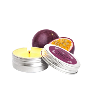 Mini Bougie de massage fruit de la passion 30ml 100% naturelle
