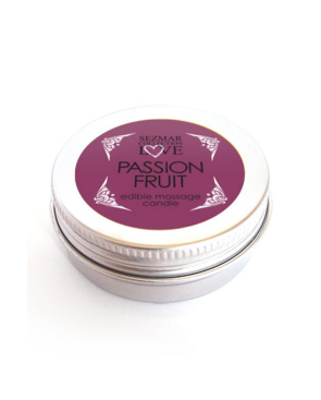 Mini Bougie de massage fruit de la passion 30ml 100% naturelle