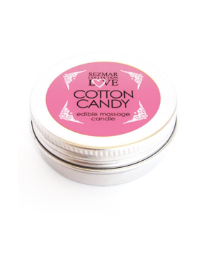 Mini Bougie de massage barbe à papa 30 ml 100% naturelle