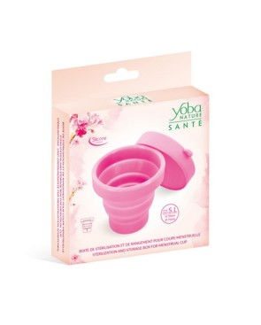 Boîte de stérilisation Rose pliable Yoba Nature 