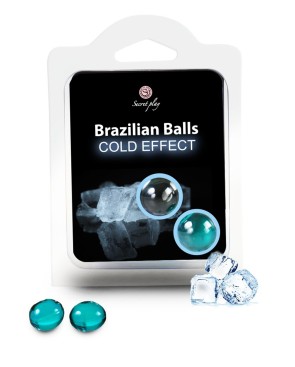 Boules de massage Brésiliennes effet fraîcheur 