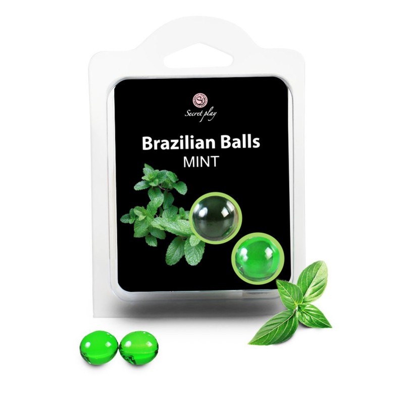 Boules de massage Brésiliennes menthe Boules de massage Brésiliennes menthe
