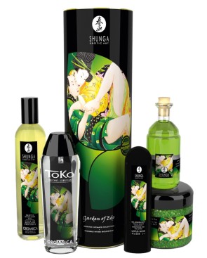 Coffret bio plaisir massage lubrifiant sels de mer 
