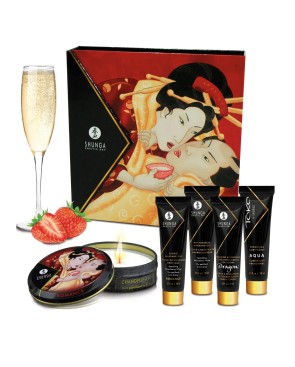 Coffret de Geisha vin pétillant à la fraise 
