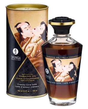 Huile chauffante latté d'amour comestible 100ml