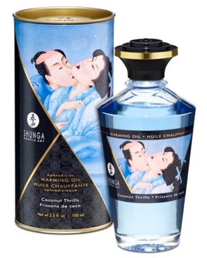 Huile chauffante noix de coco comestible 100ml 