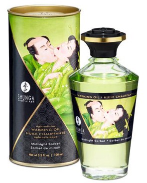 Huile chauffante sorbet de minuit melon comestible 100ml
