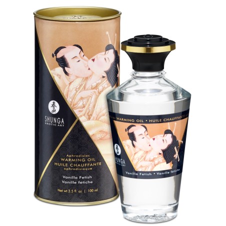 Huile chauffante vanille comestible 100ml