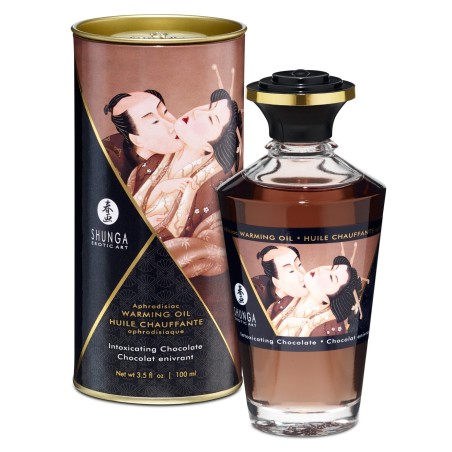 Huile chauffante chocolat comestible 100ml
