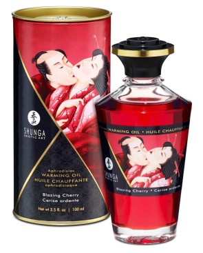 Huile chauffante cerise comestible 100ml