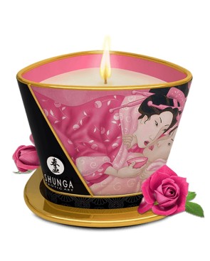 Bougie de massage à la rose 170ml 