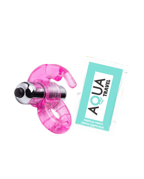 Anneau Vibrant Lapin Rose  1 dosette lubrifiant — Pocket Pleasure