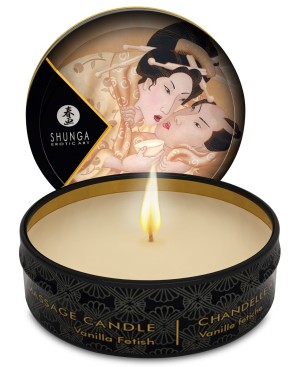 Mini bougie de massage vanille 30ml 