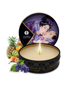 Mini bougie de massage fruits exotiques 30ml 