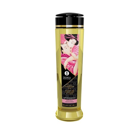 Huile de massage aphrodisiaque à la rose 240ml 