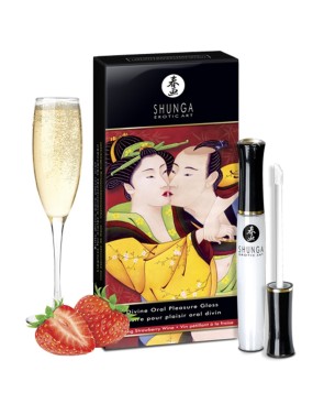 Gloss de plaisir oral fraise vin pétillant 10ml 
