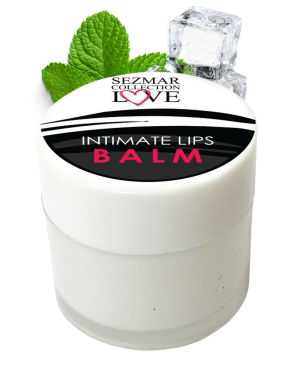 Baume de plaisir menthe effet froid pour lèvres intimes 100% naturel 50 ml