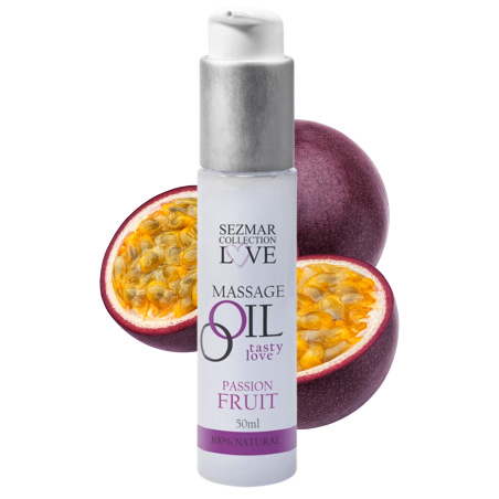 Huile de massage comestible Fruit de la passion 50ml
