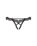 Bravelle String ouvert - Noir Bravelle String ouvert - Noir