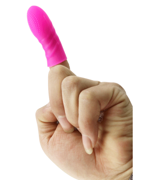 Doigt Chinois Picots Rose Silicone  1 dosette lubrifiant — Pocket Pleasure