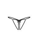 Selisme string ouvert noir Selisme string ouvert noir