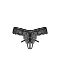 Trinise string ouvert noir Trinise string ouvert noir