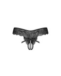 Trinise string ouvert noir Trinise string ouvert noir