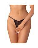 Oxaria string ouvert noir Oxaria string ouvert noir