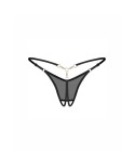 Oxaria string ouvert noir Oxaria string ouvert noir