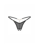 Oxaria string ouvert noir Oxaria string ouvert noir