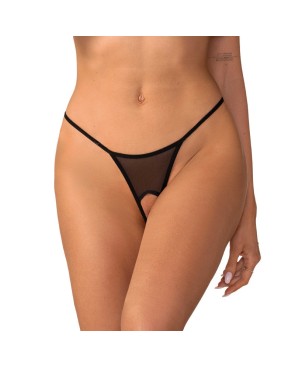Zaliya string ouvert noir
