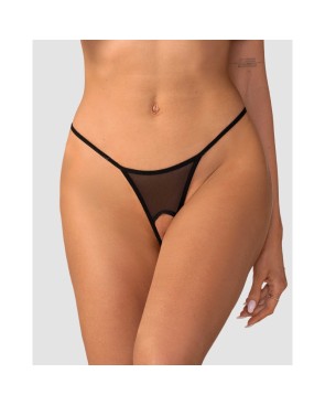 Zaliya string ouvert noir