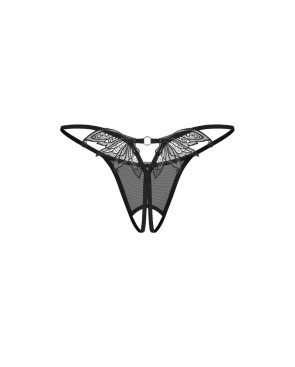 Zaliya string ouvert noir