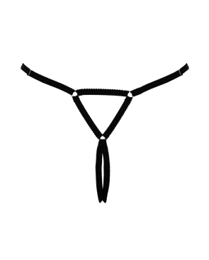 String bijou ouvert noir glamour - Cottelli
