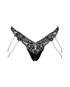 String dentelle  perles amovibles - Cottelli