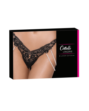 String dentelle  perles amovibles - Cottelli