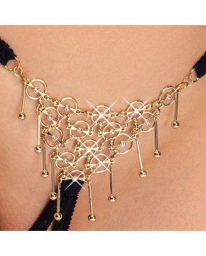 String bijou ouvert noir - Cottelli
