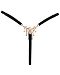 String bijou ouvert noir - Cottelli String bijou ouvert noir - Cottelli