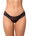 Culotte noire ouverte en dentelle Culotte noire ouverte en dentelle