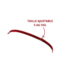 String rouge avec bijou perle strass dorés String rouge avec bijou perle strass dorés