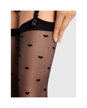 Love booster Bas 15 DEN - Noir