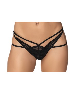 String noir avec lanières