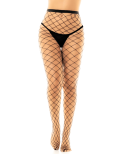Collant large maille noire 