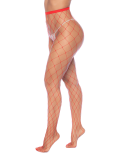 Collant large maille rouge Collant large maille rouge