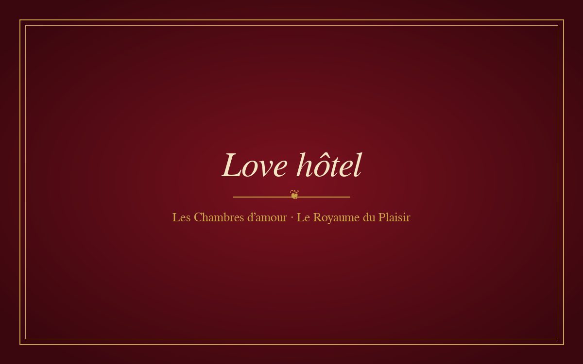 Hôtel du Berry - Loveroom